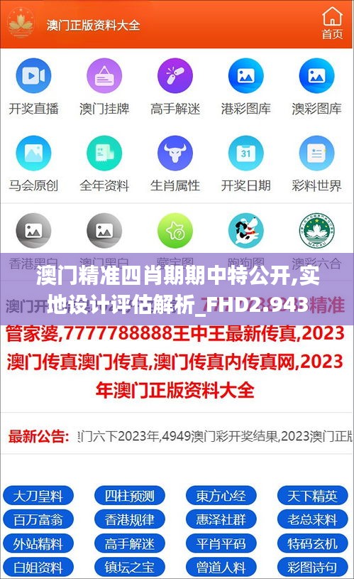 澳门精准四肖期期中特公开,实地设计评估解析_FHD2.943