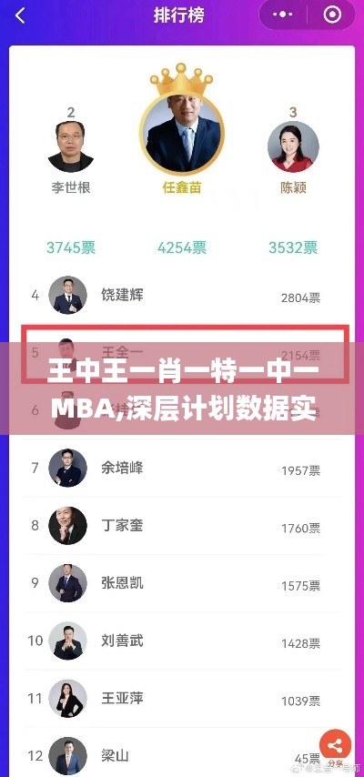 王中王一肖一特一中一MBA,深层计划数据实施_策略版6.491