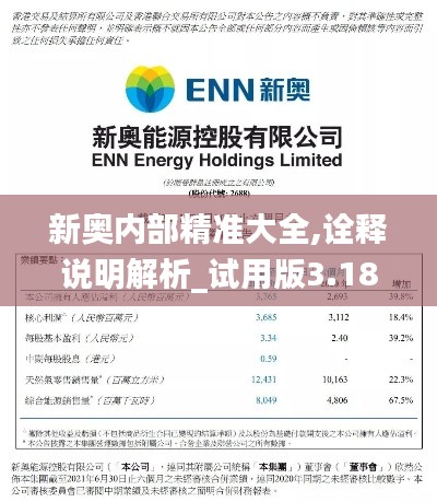 新奥内部精准大全,诠释说明解析_试用版3.187