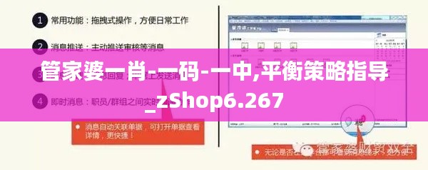 管家婆一肖-一码-一中,平衡策略指导_zShop6.267