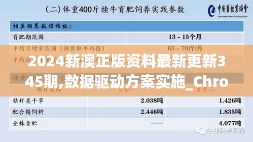 2024新澳正版资料最新更新345期,数据驱动方案实施_Chromebook8.711