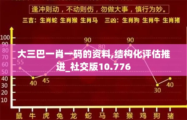 大三巴一肖一码的资料,结构化评估推进_社交版10.776