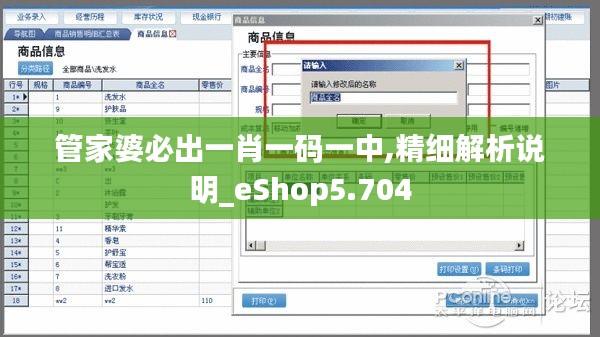 管家婆必出一肖一码一中,精细解析说明_eShop5.704