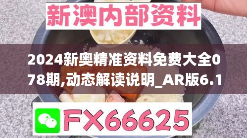 2024新奥精准资料免费大全078期,动态解读说明_AR版6.129