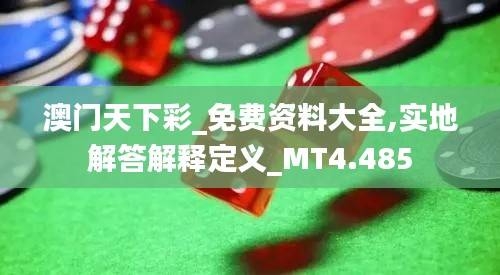 澳门天下彩_免费资料大全,实地解答解释定义_MT4.485