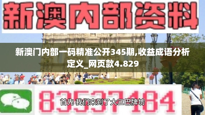 新澳门内部一码精准公开345期,收益成语分析定义_网页款4.829