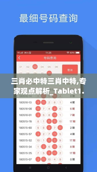 三肖必中特三肖中特,专家观点解析_Tablet1.852