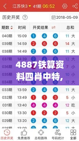 4887铁算资料四肖中特,状况分析解析说明_复刻版1.351