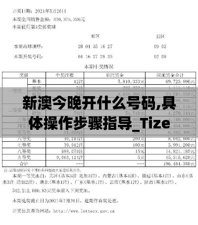 新澳今晚开什么号码,具体操作步骤指导_Tizen110.821