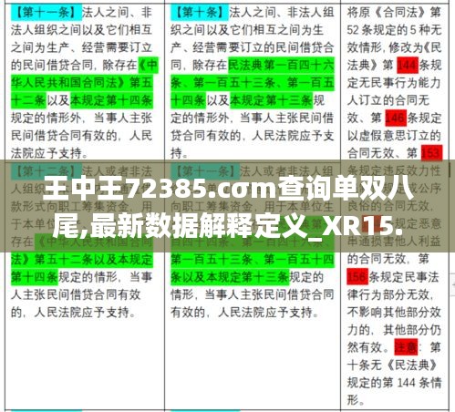 王中王72385.cσm查询单双八尾,最新数据解释定义_XR15.614