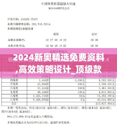 2024新奥精选免费资料,高效策略设计_顶级款3.770