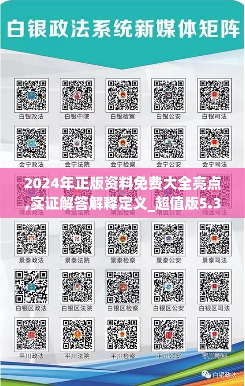 2024年正版资料免费大全亮点,实证解答解释定义_超值版5.343