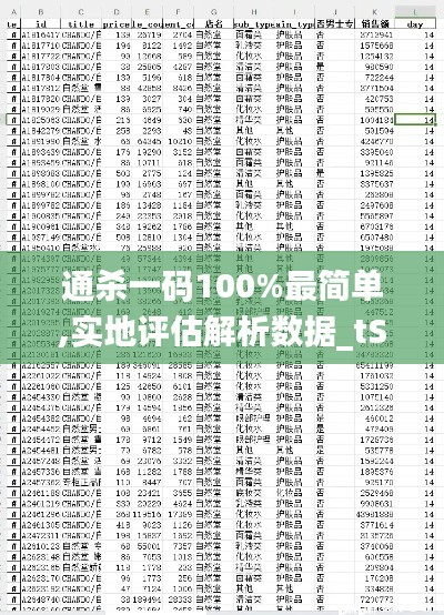 通杀一码100%最简单,实地评估解析数据_tShop3.603