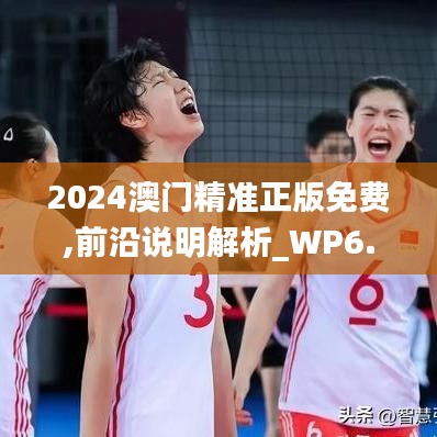 2024澳门精准正版免费,前沿说明解析_WP6.786