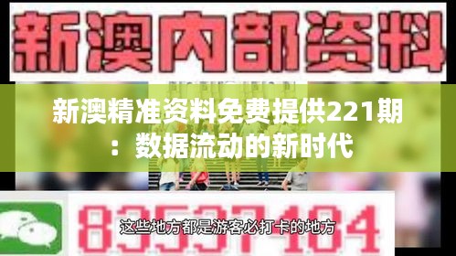 新澳精准资料免费提供221期：数据流动的新时代