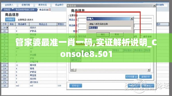 管家婆最准一肖一码,实证解析说明_Console8.501