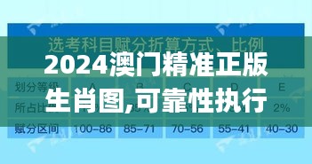 2024澳门精准正版生肖图,可靠性执行策略_豪华版9.855