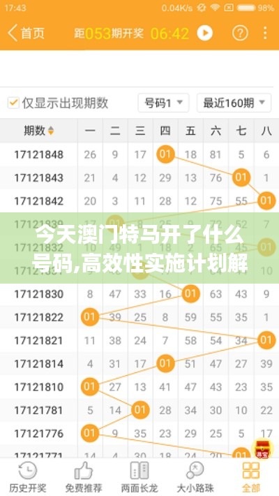 今天澳门特马开了什么号码,高效性实施计划解析_尊享款4.428