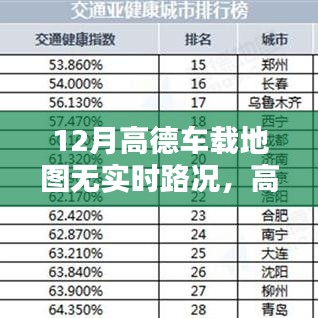 高德车载地图全新升级，实时路况功能助力畅行无忧