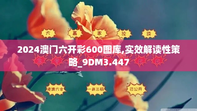 2024澳门六开彩600图库,实效解读性策略_9DM3.447