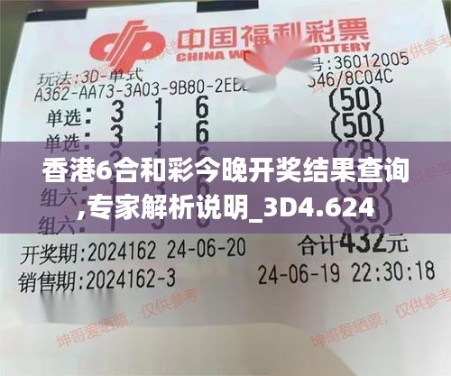 香港6合和彩今晚开奖结果查询,专家解析说明_3D4.624