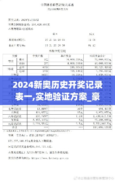 2024新奥历史开奖记录表一,实地验证方案_豪华款5.467