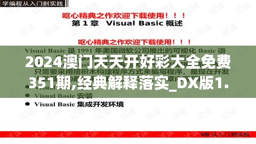 2024澳门天天开好彩大全免费351期,经典解释落实_DX版1.214