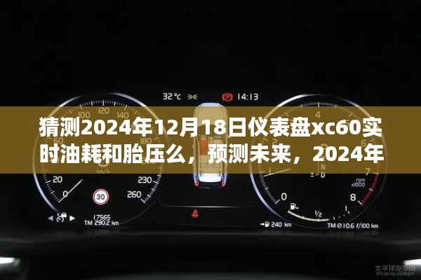 2024年12月18日XC60仪表盘显示的油耗与胎压预测