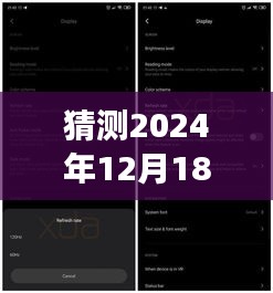 MiUI未来刷新率实时显示，超越时空的猜想与励志之旅
