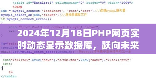 PHP网页动态展现数据库，跃向未来的奇迹之旅（日期标注）