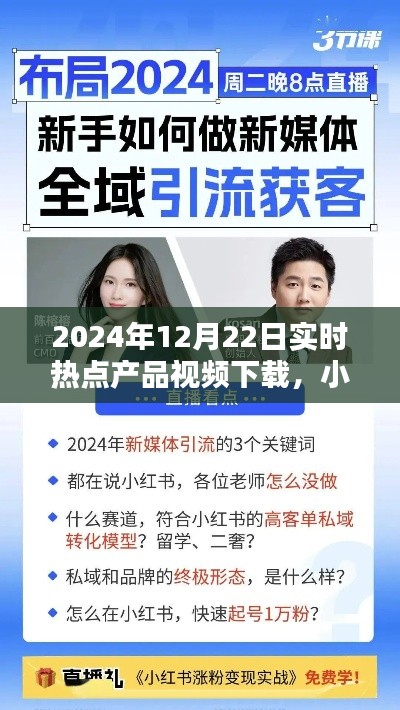 小红书独家揭秘，2024年热点产品视频下载全攻略，实时热点视频下载指南