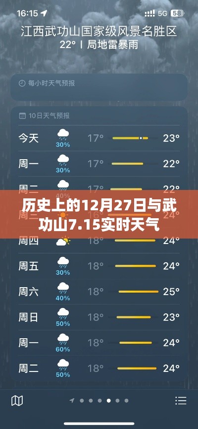 武功山历史日期与实时天气查询