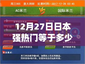 日本强热门指数预测，最新数据解读