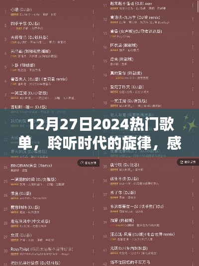 2024年年末热门歌单，时代旋律的音乐魅力