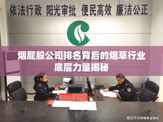 烟屁股公司排名背后的烟草行业底层力量揭秘