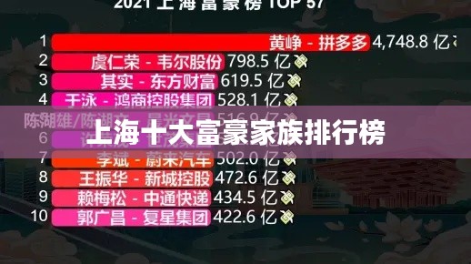 上海十大富豪家族排行榜