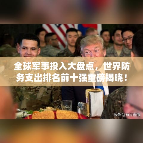 全球军事投入大盘点，世界防务支出排名前十强重磅揭晓！
