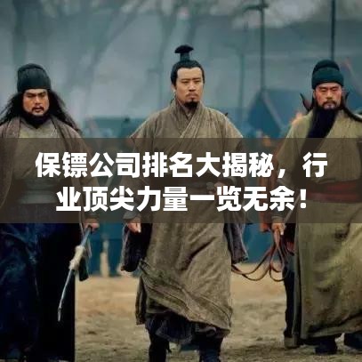 保镖公司排名大揭秘，行业顶尖力量一览无余！